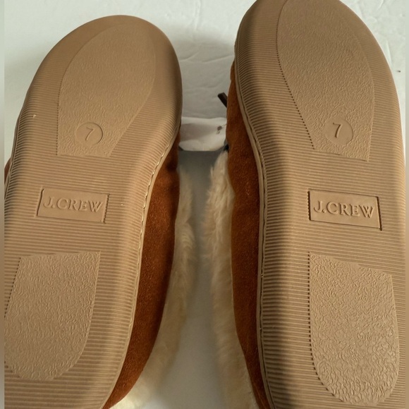 J. Crew Brown Moccasins with Cream Lining - Picture 6 of 8
